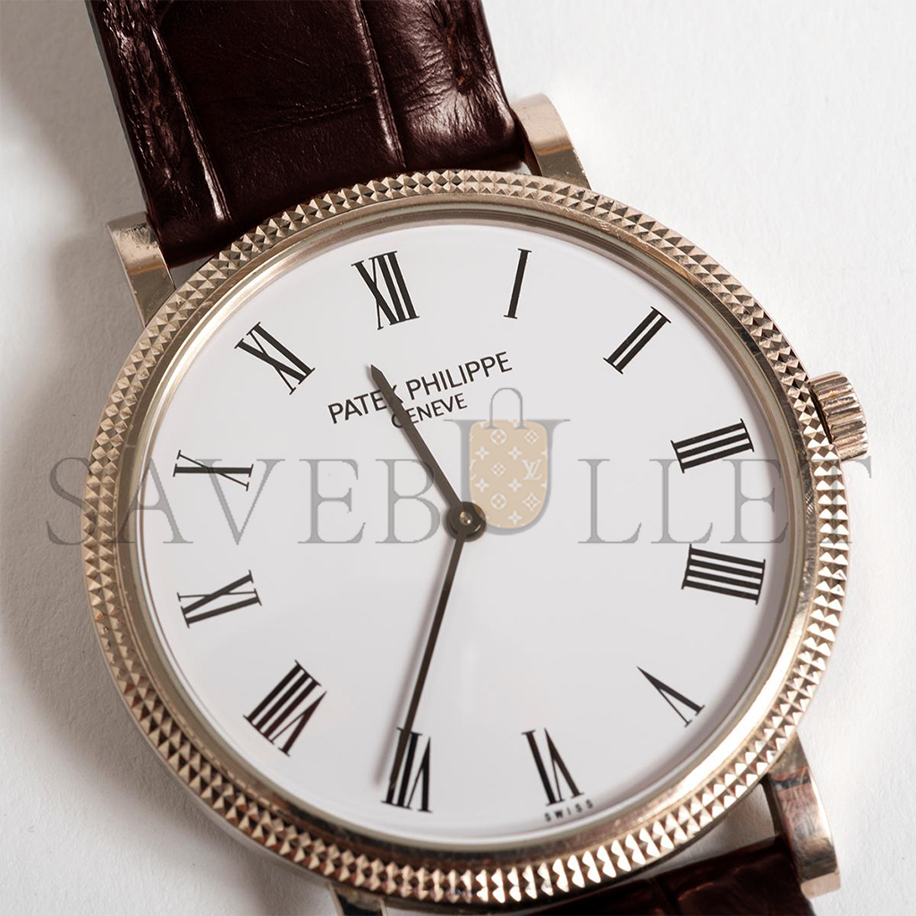 PATEK PHILIPPE CALATRAVA 35MM ROSE GOLD WATCH 5120J-001